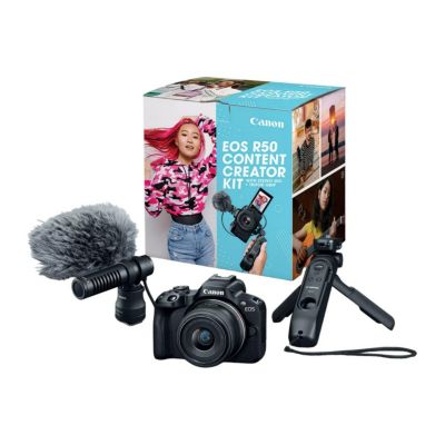 Canon EOS R50 комплект контент-мейкера с сенсором CMOS APS-C 24.2 Megapixel