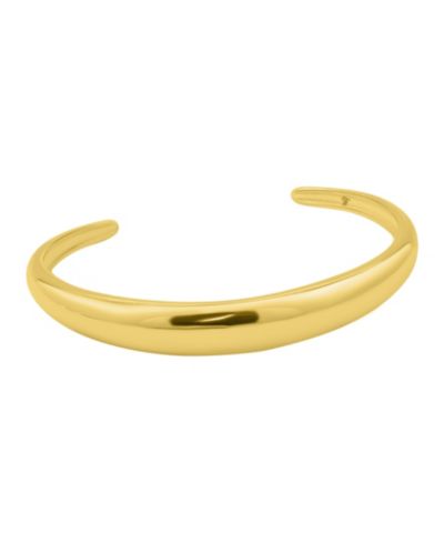 Браслет ADORNIA Gold Tarnish Resistant Gold Dome Cuff