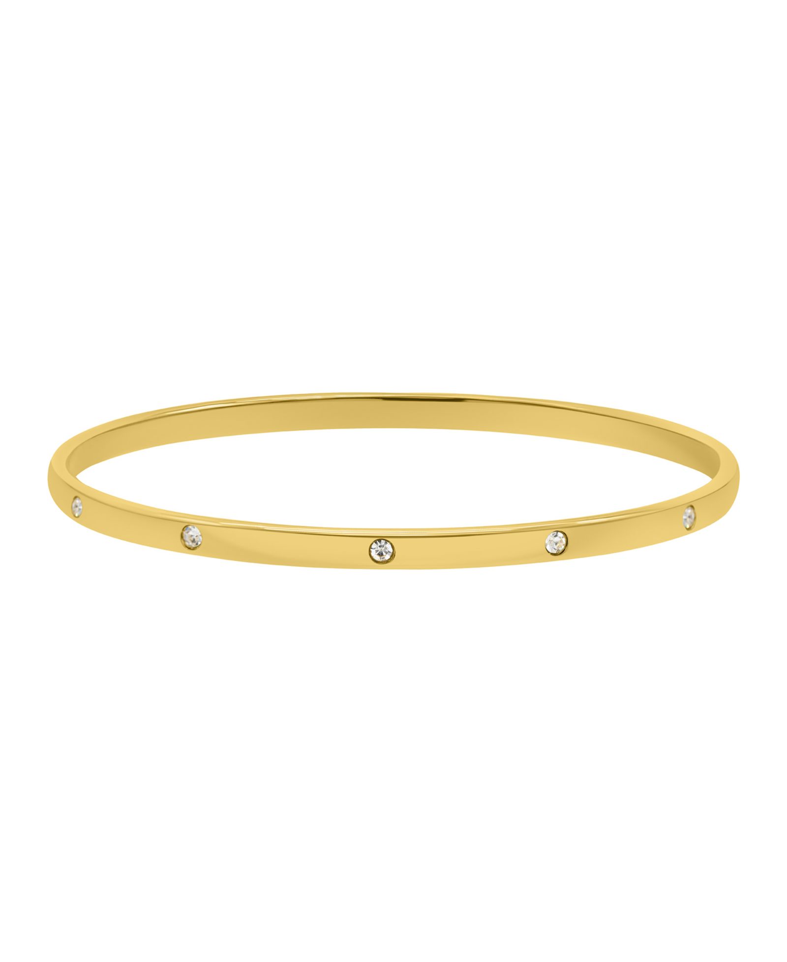 ADORNIA Gold Tarnish Resistant Bangle Stacker