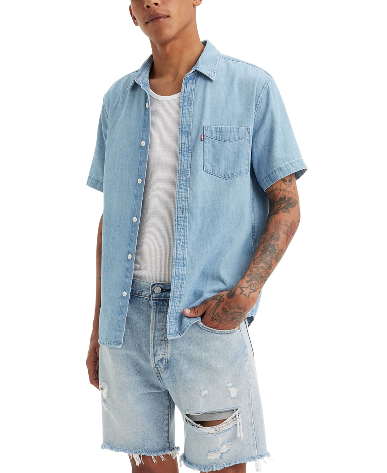 Мужская рубашка Levi's Classic Pocket Short-Sleeve