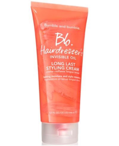 Стайлинг-крем для волос Bumble and Bumble Hairdresser's Invisible Oil Long Last Styling Cream, 6.7 oz.