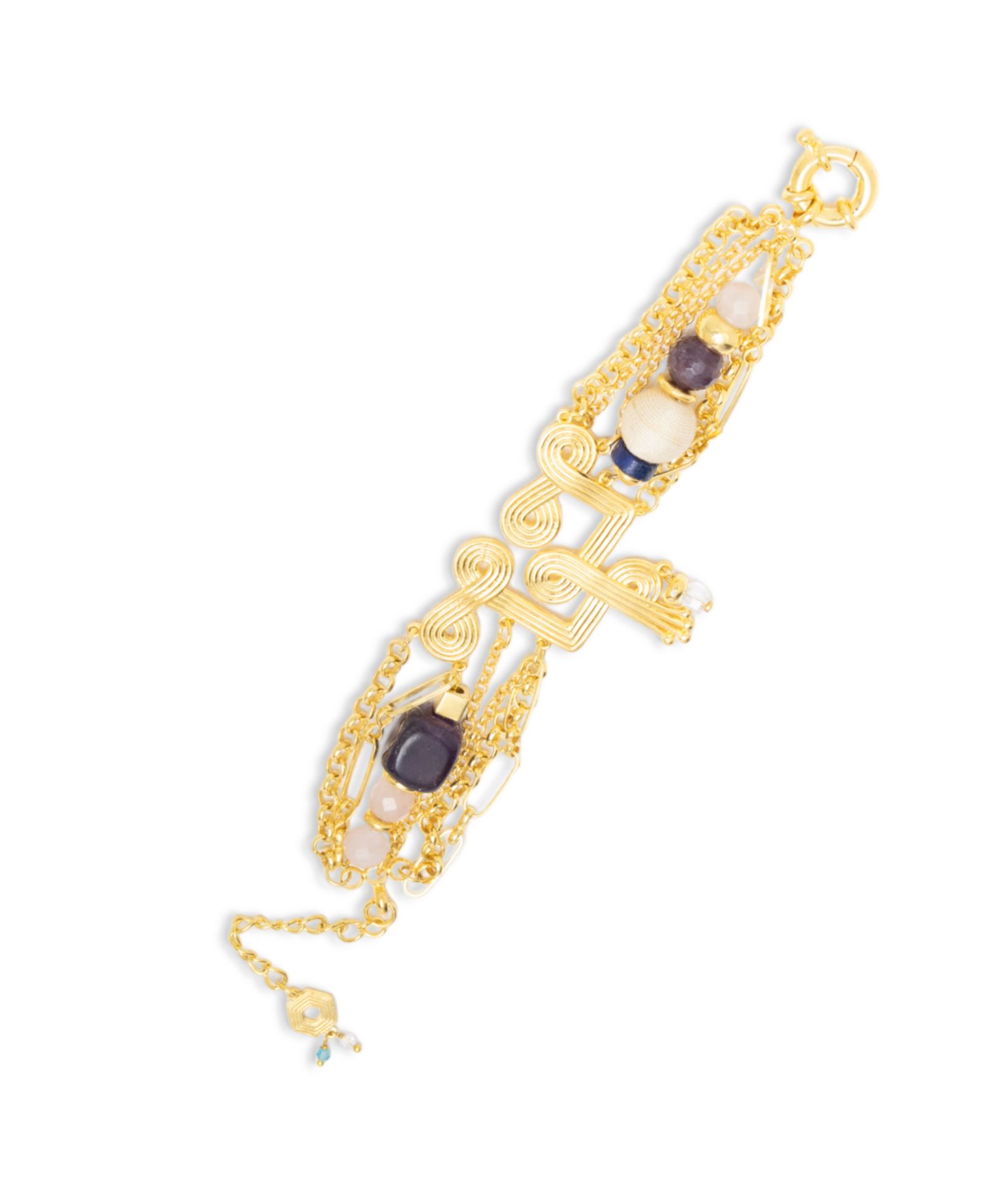 Браслет Nectar Nectar New York 18K Gold Plated Shekinah Beaded