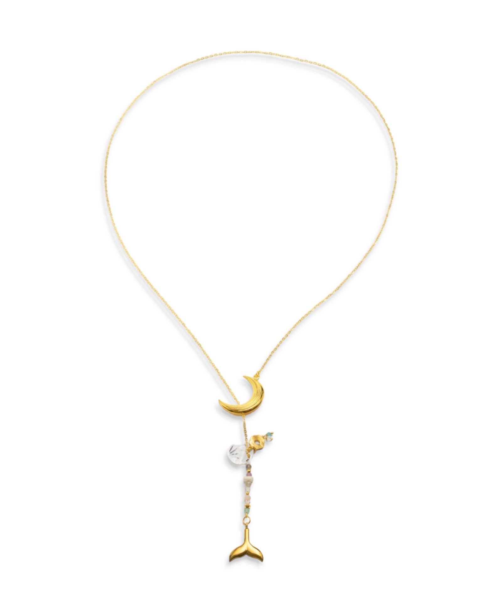 Подвеска-кулон Nectar Nectar New York 18K Gold Plated Luna Del Mar