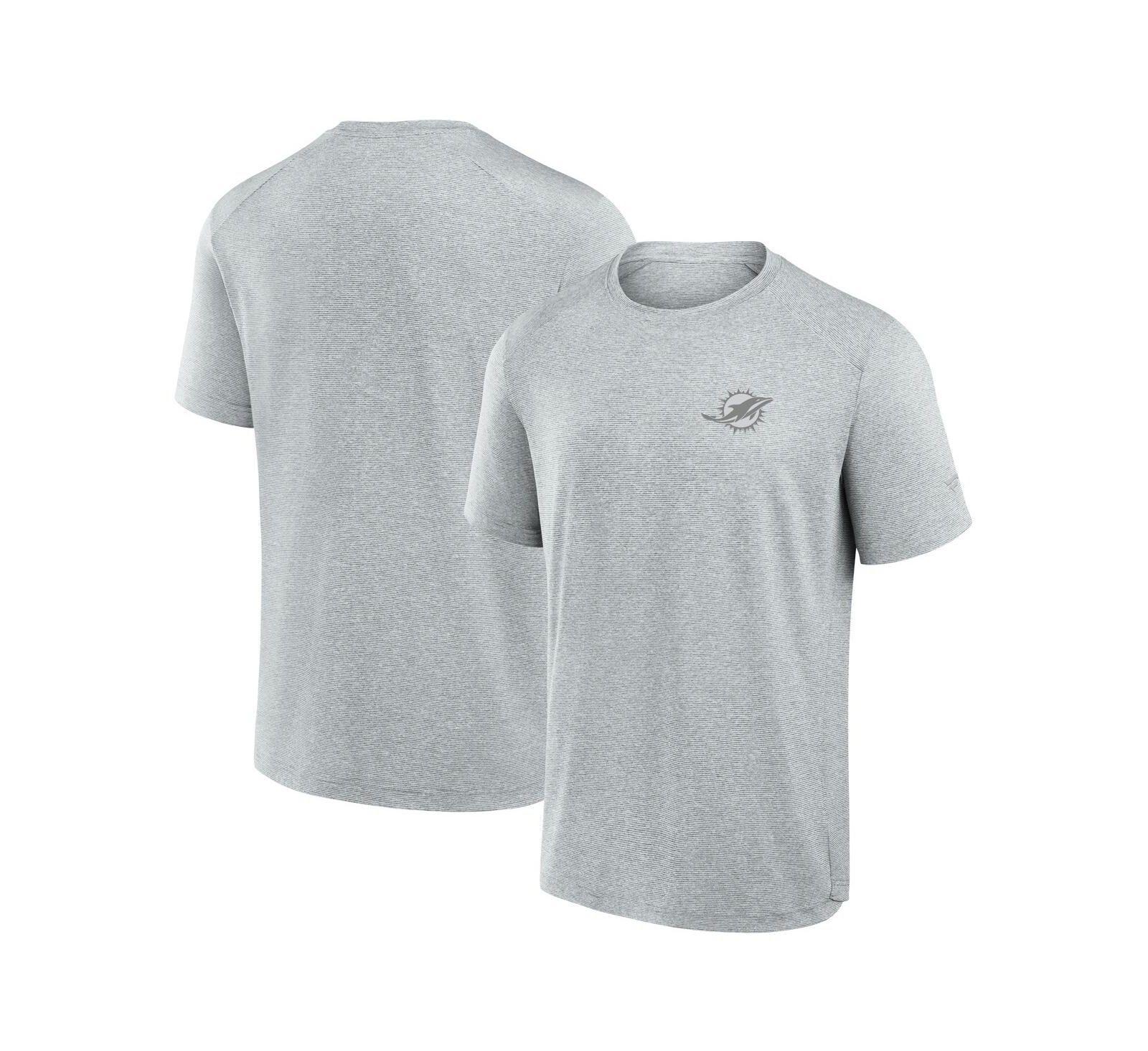 Мужская футболка Fanatics Signature Gray Miami Dolphins Front Office Tech