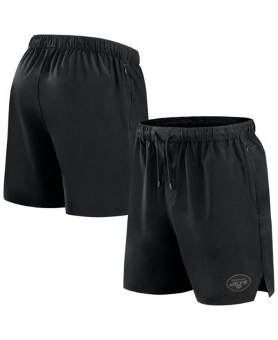 Мужские тканые шорты Fanatics Signature New York Jets Front Office, Black