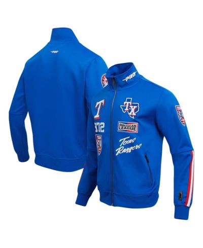 Pro Standard Мужская спортивная куртка на молнии Royal Texas Rangers Fast Lane