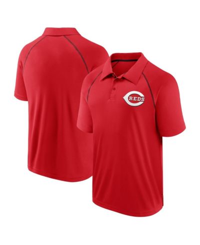 Мужская поло-рубашка Fanatics Cincinnati Reds Raglan, красная