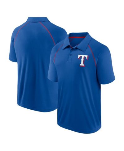 Мужская рубашка поло Fanatics Texas Rangers Strong Alone Raglan, синяя