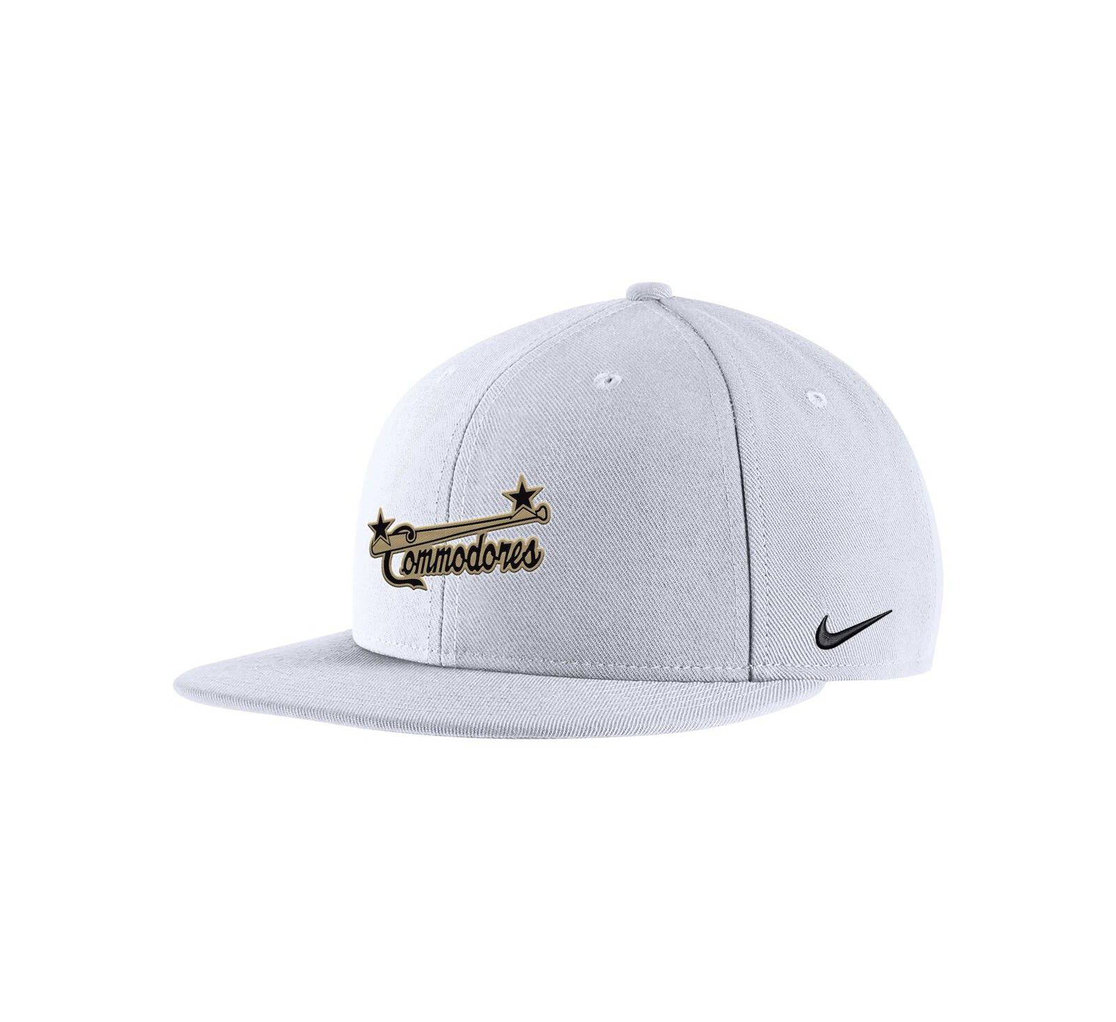 Мужская кепка Nike Vanderbilt Commodores Vault Pro Snapback белая