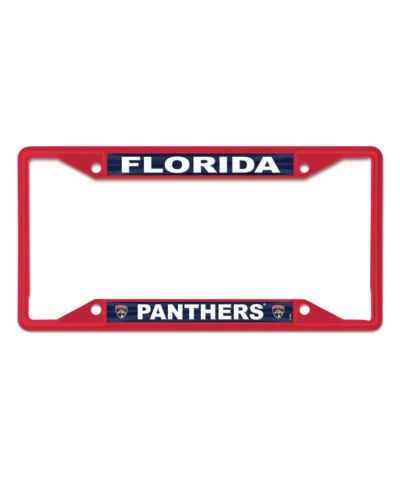 Wincraft Florida Panthers Chrome Colored License Plate Frame