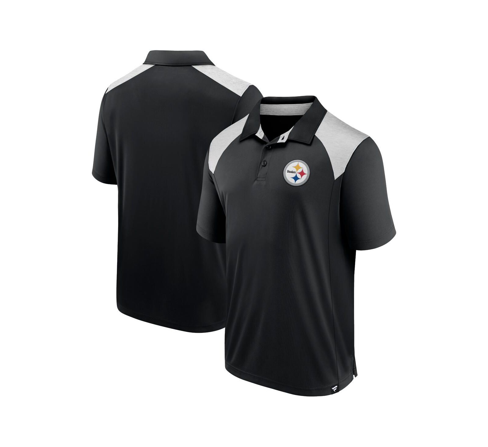 Мужская рубашка polo Fanatics Black Pittsburgh Steelers Primary