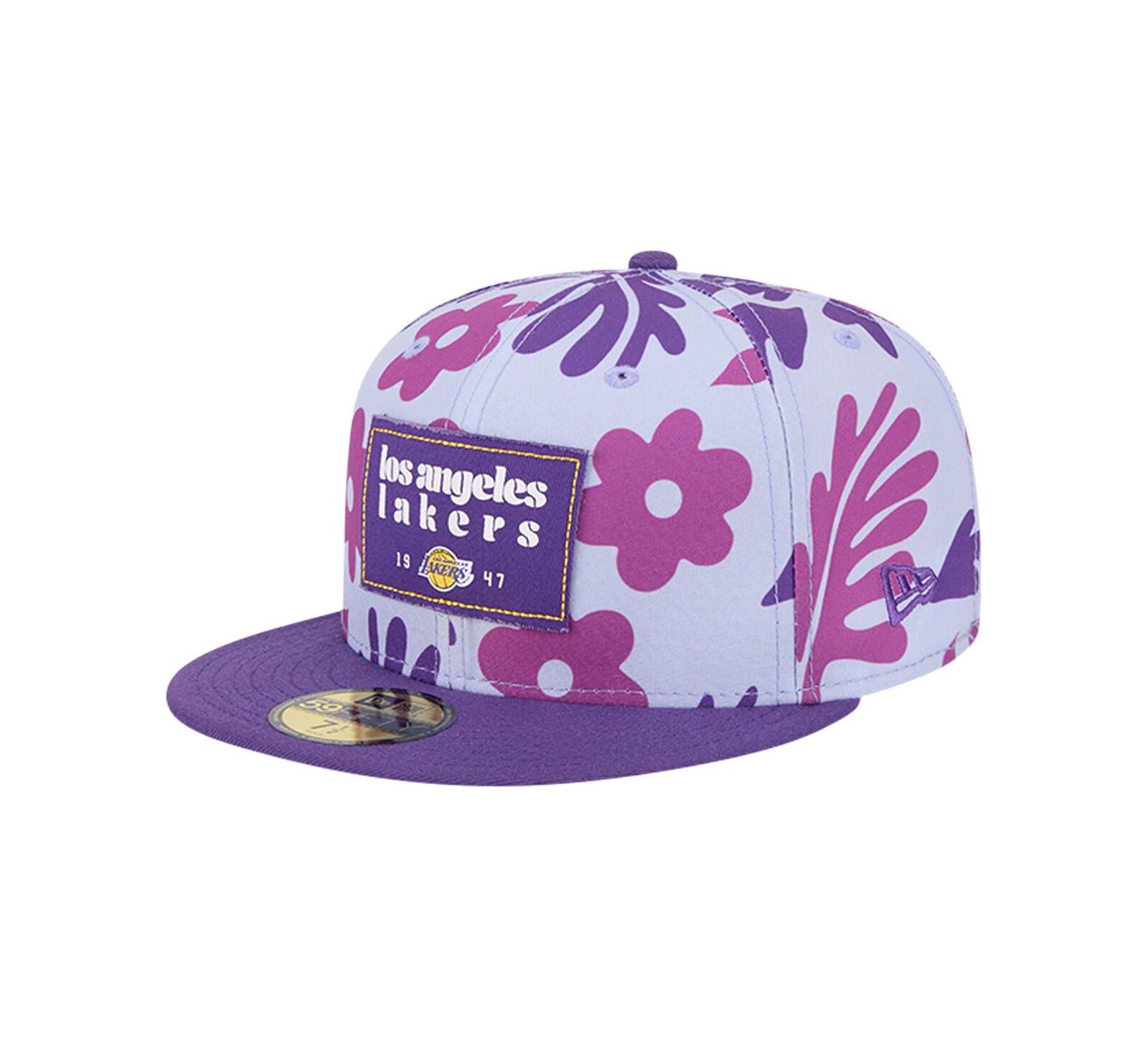 New Era Мужская бейсболка 59FIFTY Los Angeles Lakers Palm Fronds 2-Tone