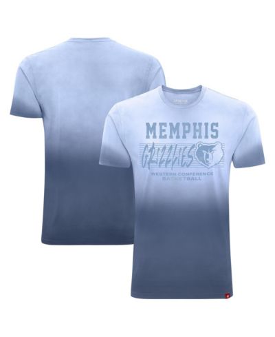 Sportiqe Men's and Women's Navy Memphis Grizzlies Bingham Sun-Fade T-Shirt