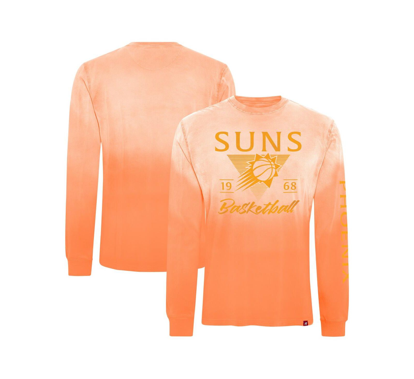 Sportiqe Men's and Women's Orange Phoenix Suns Mohave Sun-Dipped Long Sleeve T-Shirt