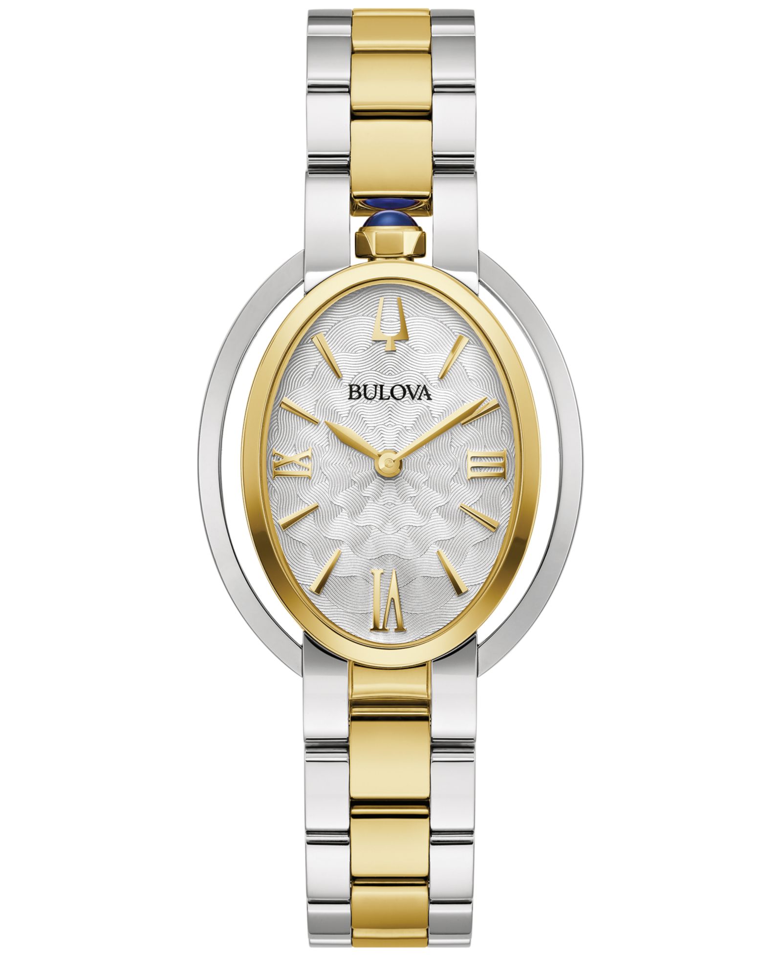 Bulova Женские наручные часы Rubaiyat Two-Tone, стальная браслет, 29mm