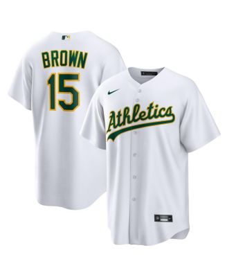 Мужская джерси Nike Seth Brown White Oakland Athletics Home Replica