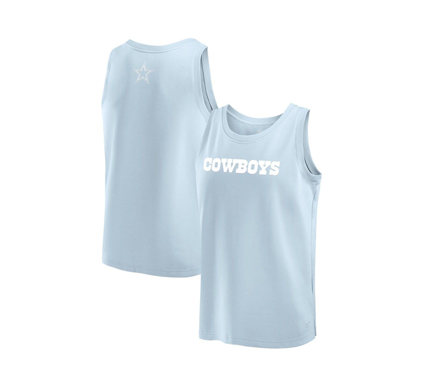 Мужской майка Fanatics Dallas Cowboys Elements светло-голубого цвета