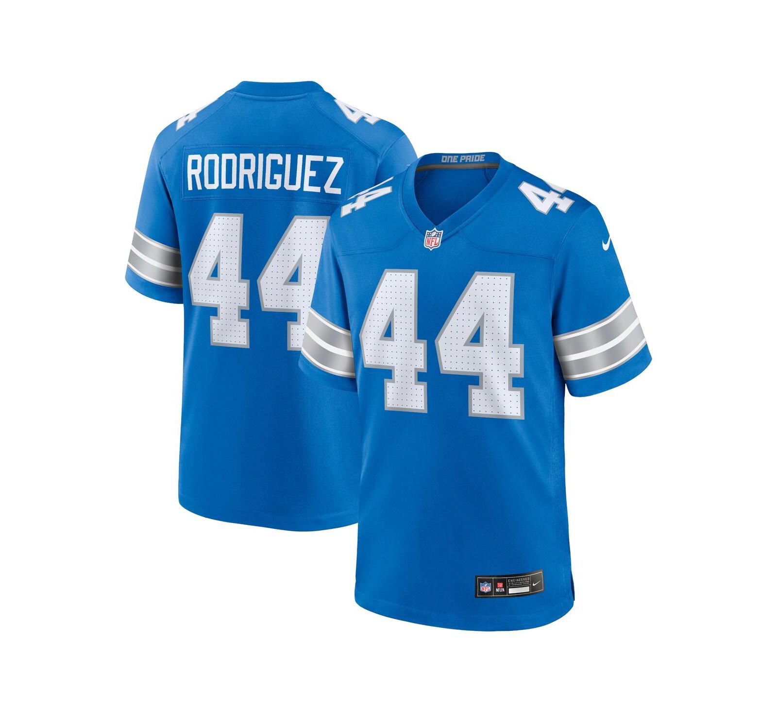 Nike Men's Malcolm Rodriguez Detroit Lions Game Jersey