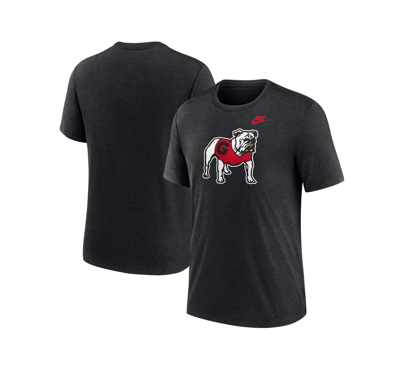 Nike Men's Georgia Bulldogs Blitz Evergreen Legacy Primary Tri-Blend T-Shirt