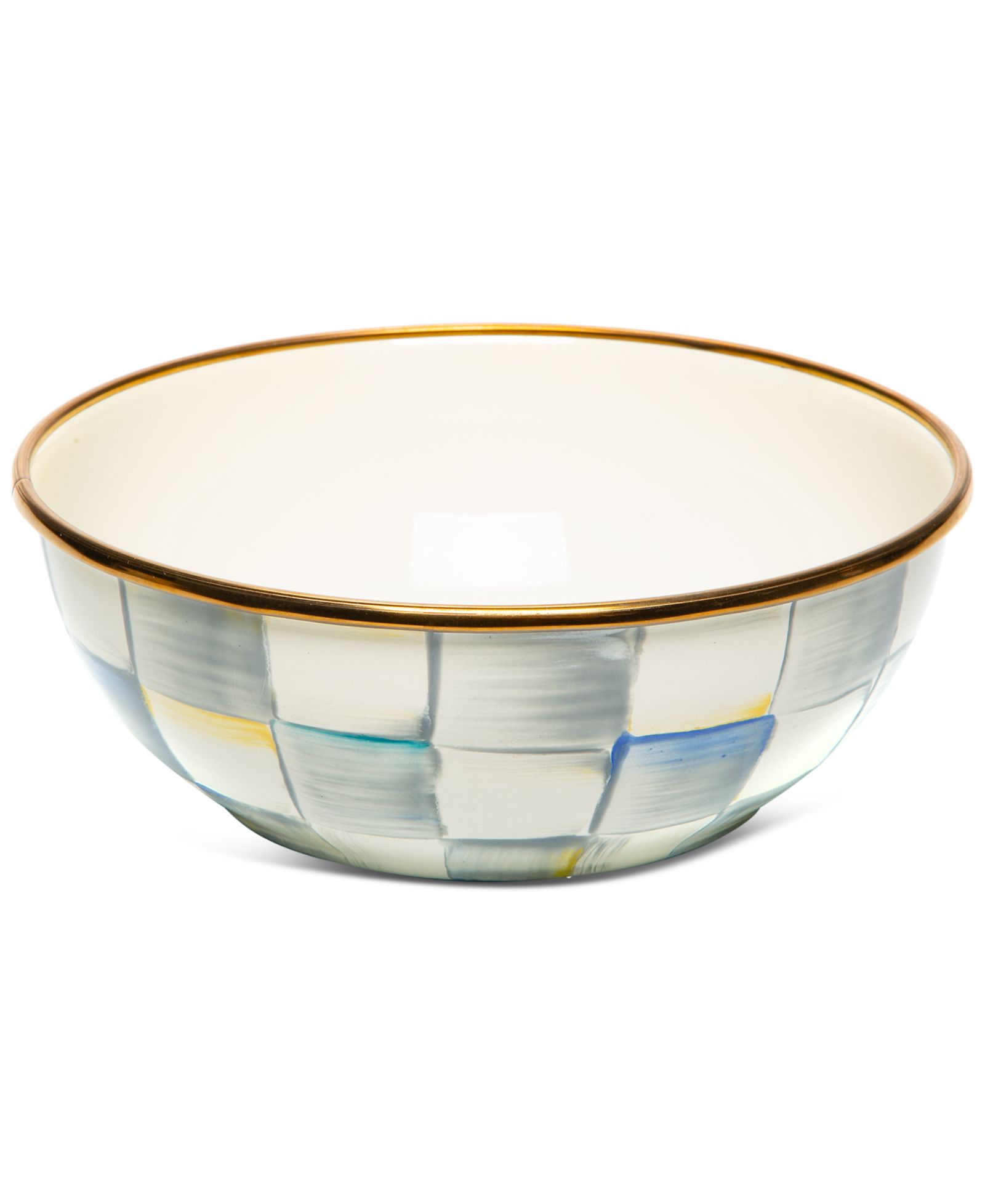 Чаша Mackenzie-Childs Sterling Check Everyday 16-oz.