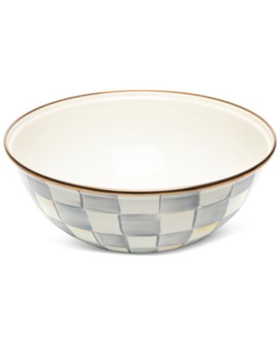 Mackenzie-Childs Sterling Check Medium Everyday Bowl, 80-oz.
