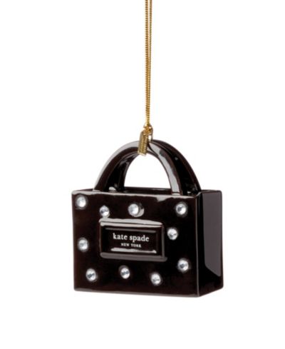kate spade new york Украшение-брелок Signature Shopping Bag Be Jolly
