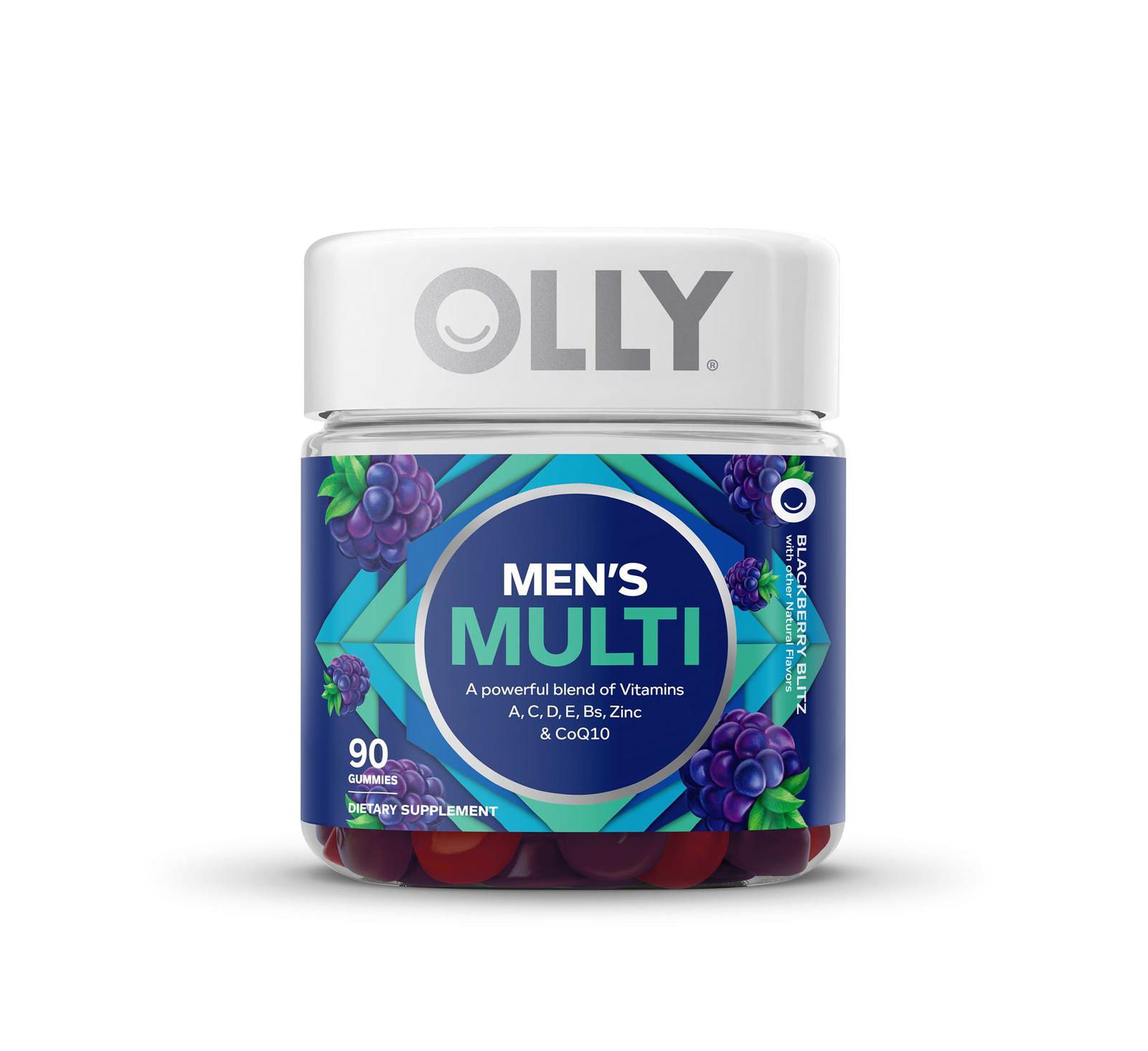 Olly The Perfect Men's Multi, 0, Blackberry Blitz 90 жевательных конфет