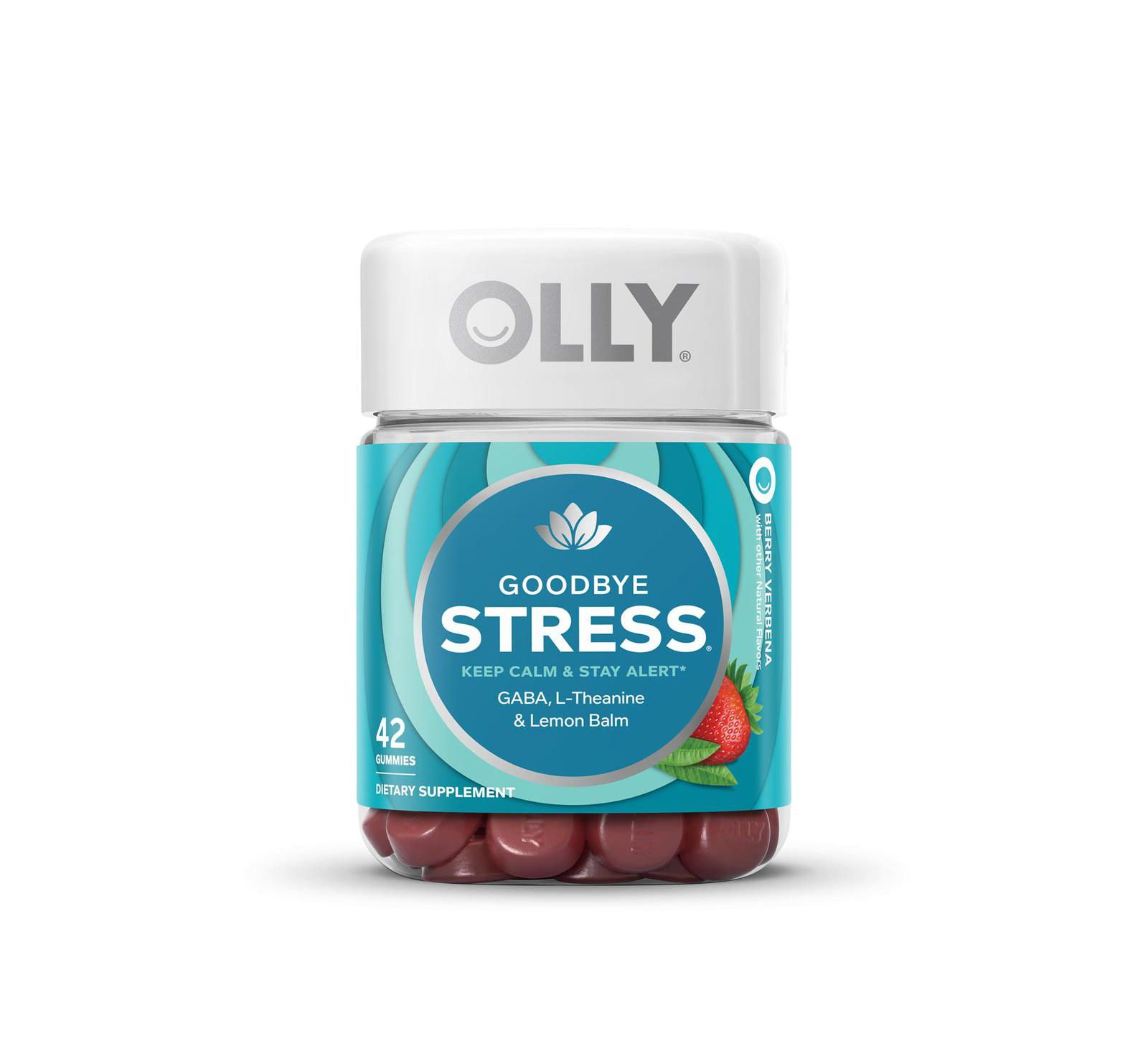 Olly Stress Gummies, 0, Berry Verbena 42 Count