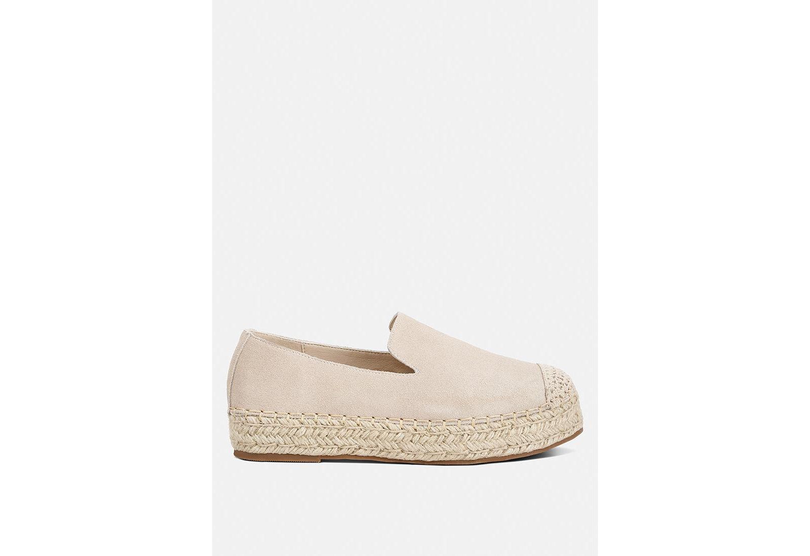 Эспадрильи Rag & Co Ellerie suede flatform heel