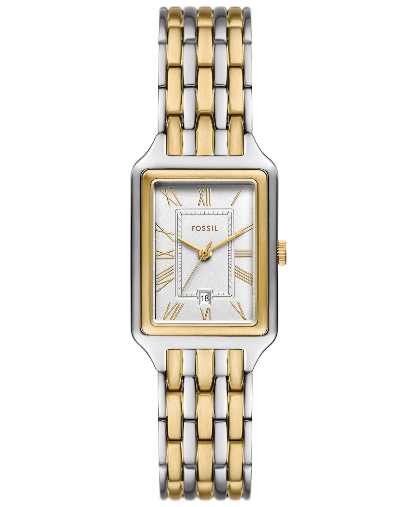 Fossil Женские часы Quartz Two-Tone из нержавеющей стали, 23mm