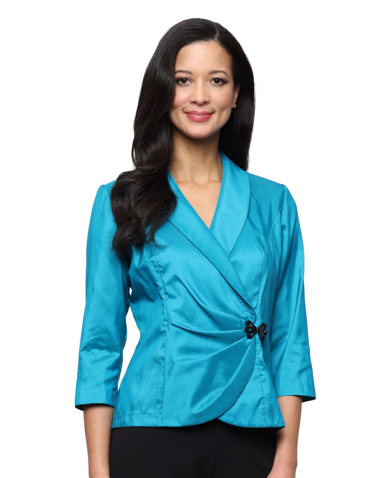 Alex Evenings Женский Collar and Decorative Top