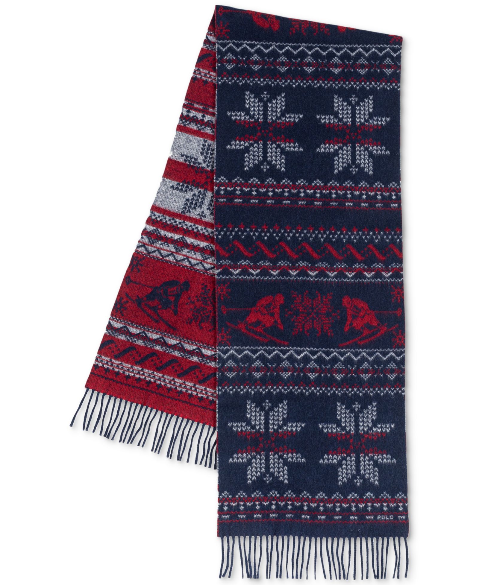 Мужской шарф Polo Ralph Lauren Snowflake Woven Jacquard