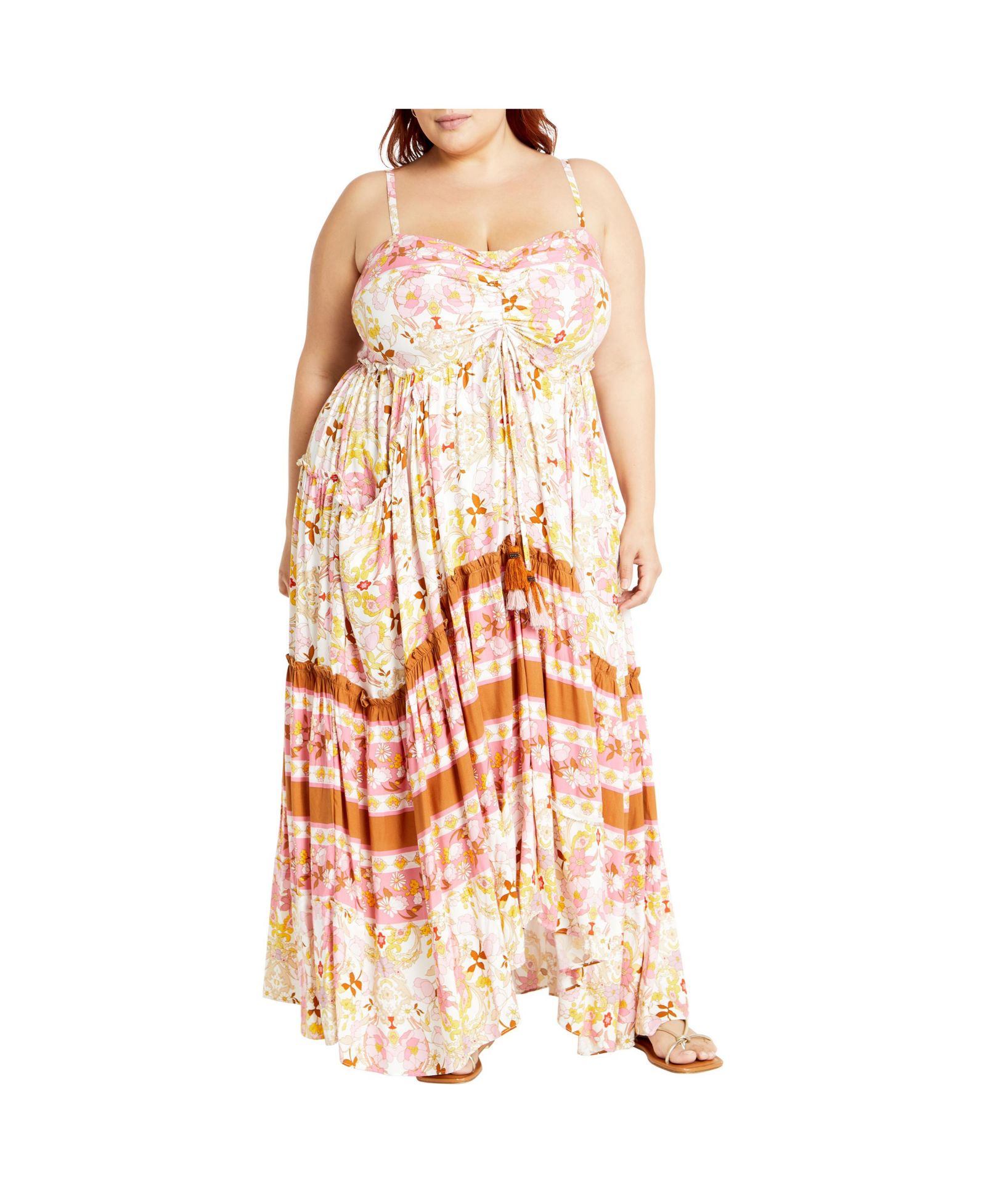 Макси-платье CITY CHIC Lilah Love Plus Size