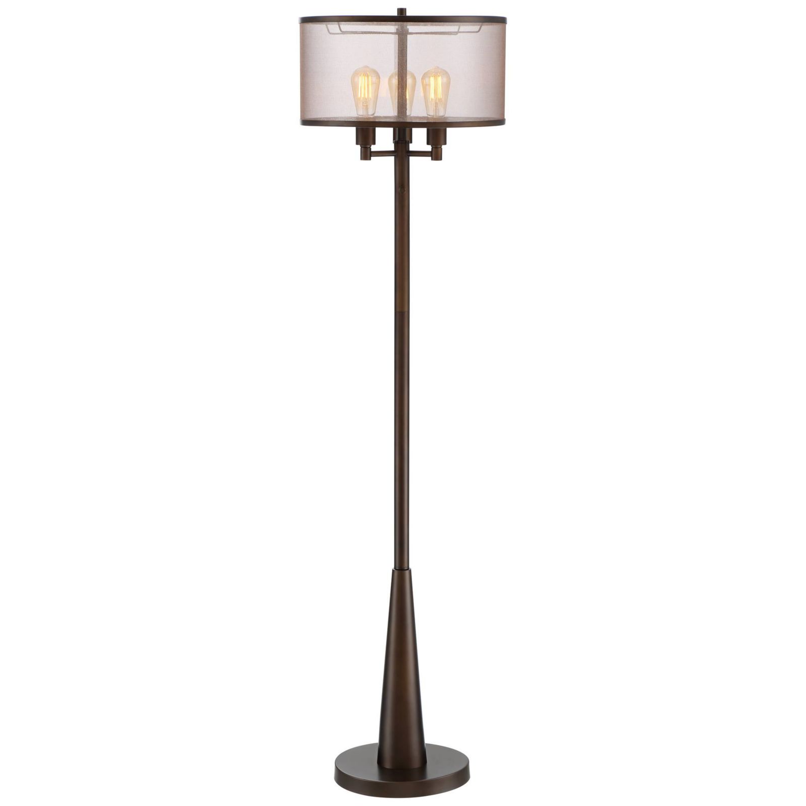Franklin Iron Works напольный торшер Durango Rustic Farmhouse 62" Tall