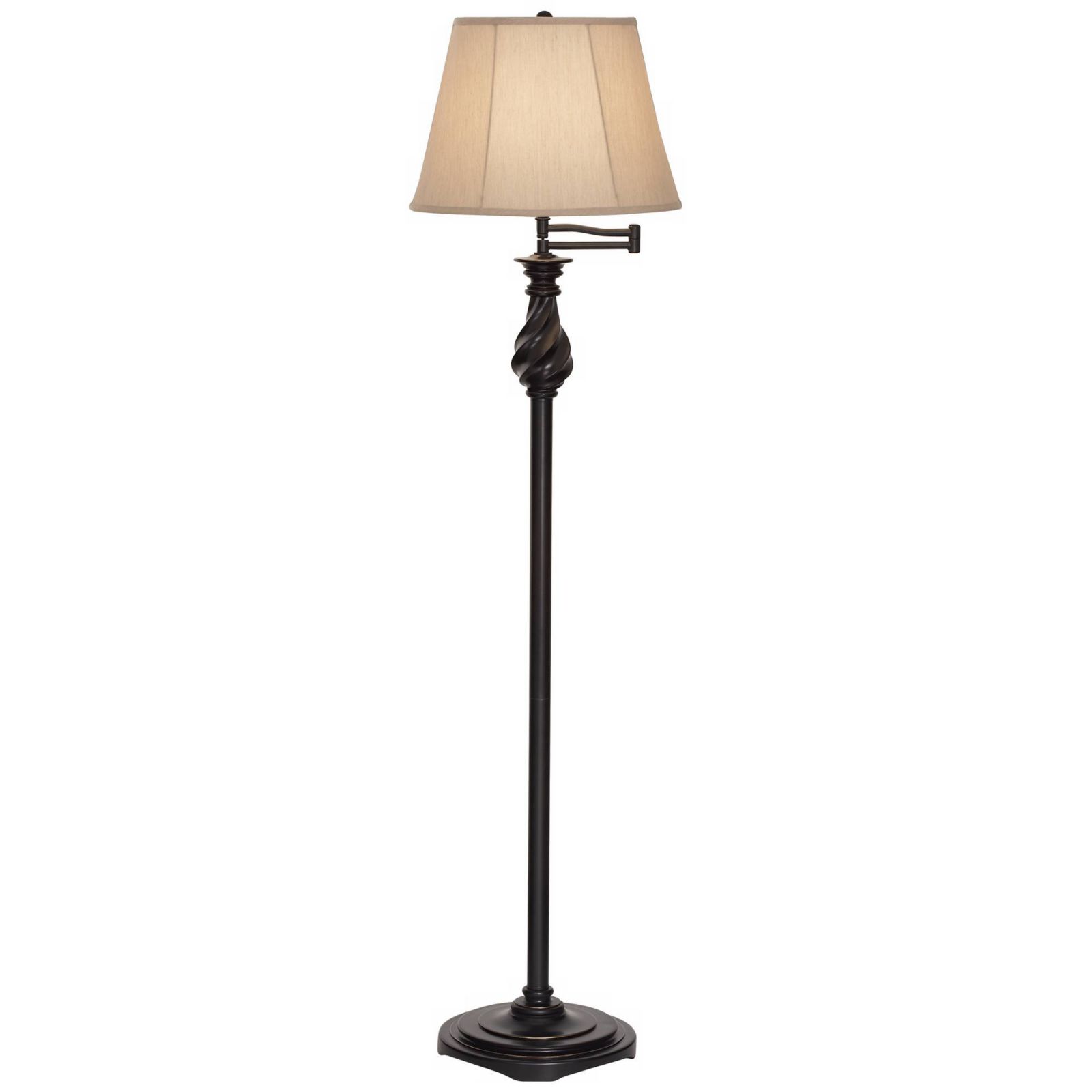 Напольная лампа Regency Hill Traditional Swing Arm Black Bronze