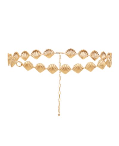 ETTIKA 18k Gold Plated Scallop Shell Body Chain