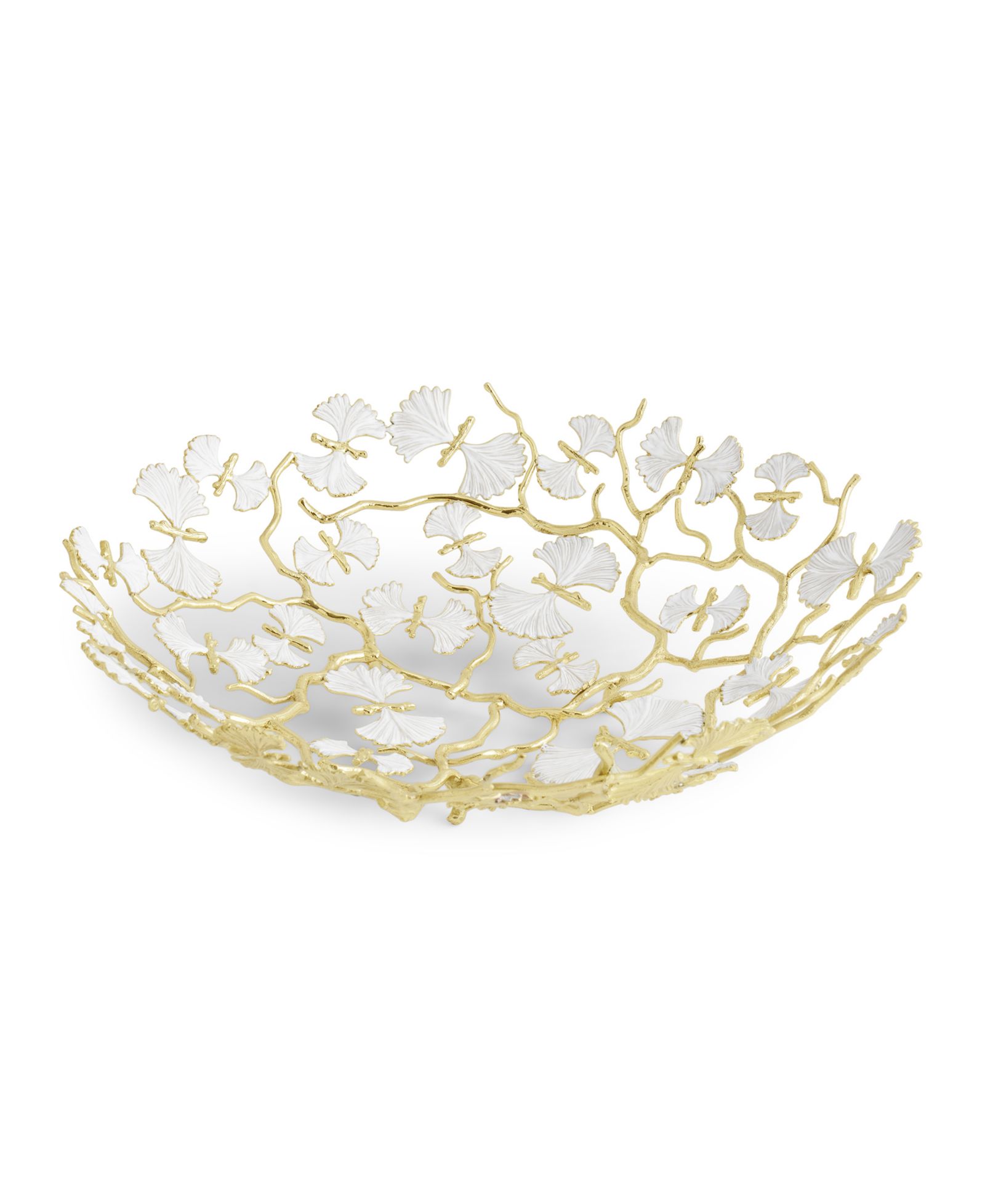 Michael Aram Butterfly Ginkgo Gold Centerpiece Platter