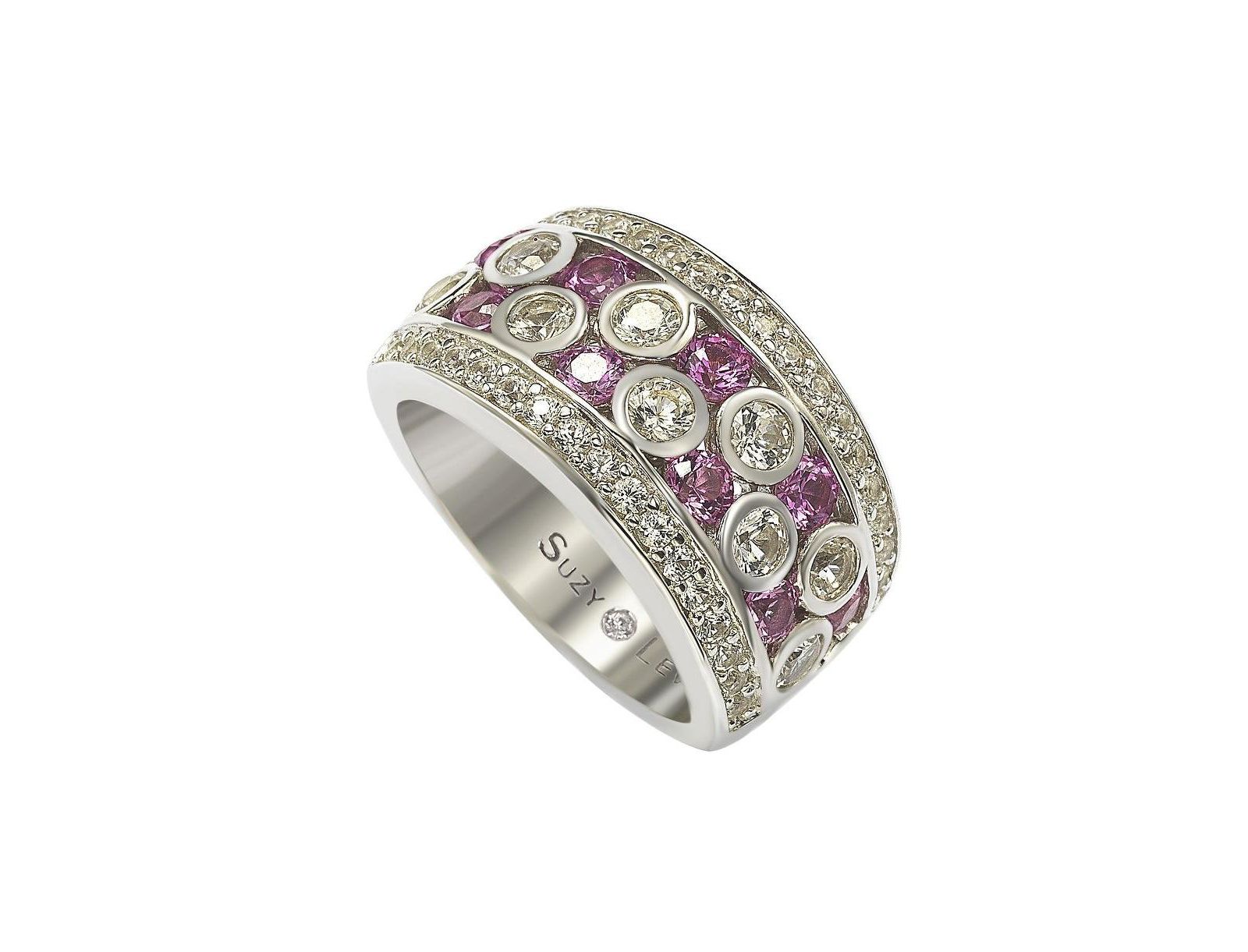 Suzy Levian New York Sapphire Multi Set Ring