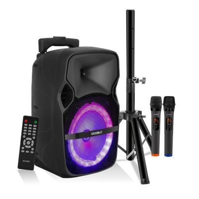 5 Core портативная акустическая система, 250 W, Bluetooth, TWS, 8 Inch, LED Light