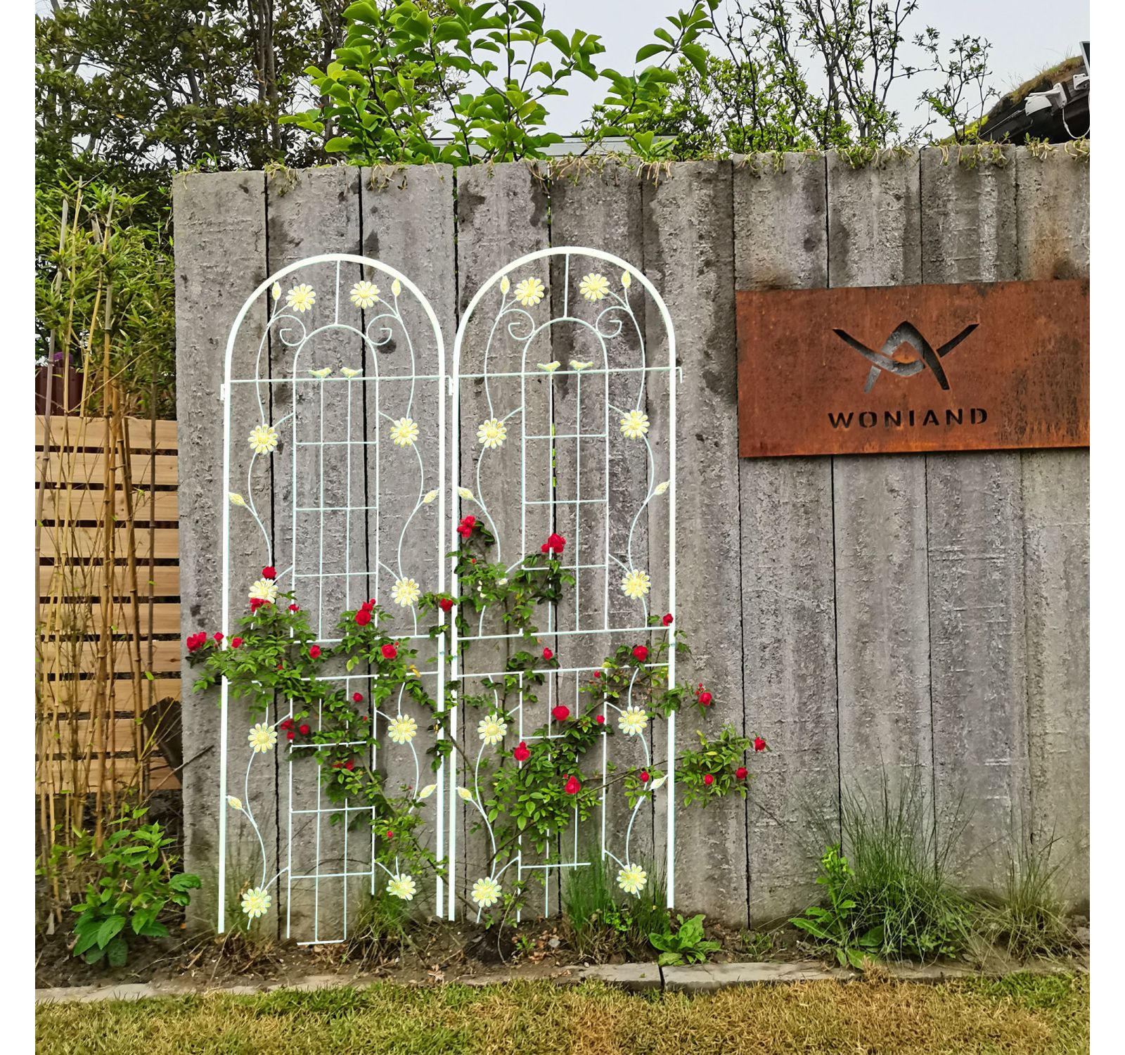 Streamdale Furniture Rustproof Metal Garden Trellis для Climbing Plants