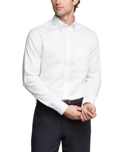 Tommy Hilfiger Men's TH Flex Twill Shirt, Slim Fit