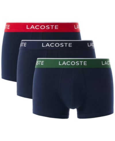 Lacoste Мужские трусы-боксеры из хлопка, 3 шт.