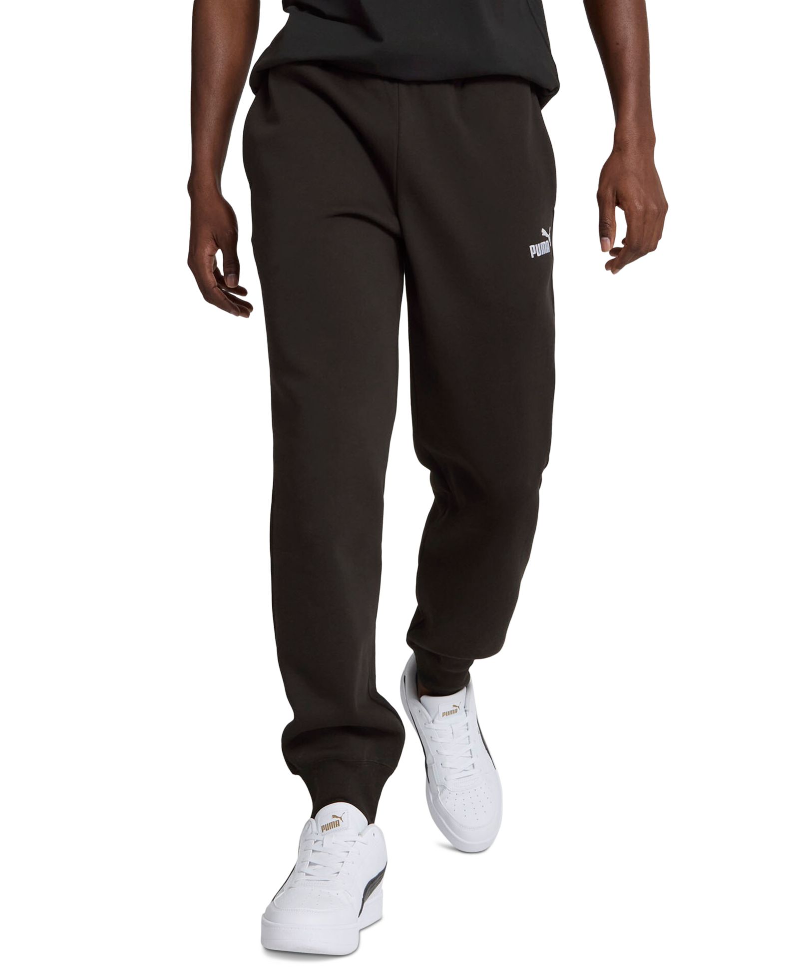 Puma Мужские спортивные брюки из флиса с логотипом