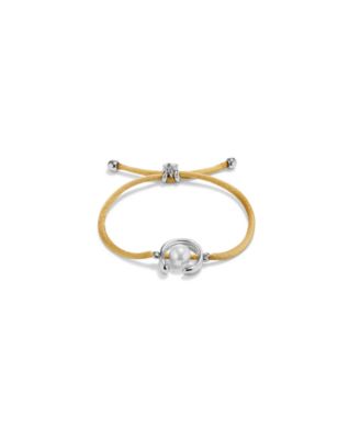 UNOde50 Silver Metal Alloy Camel Silk Bracelet