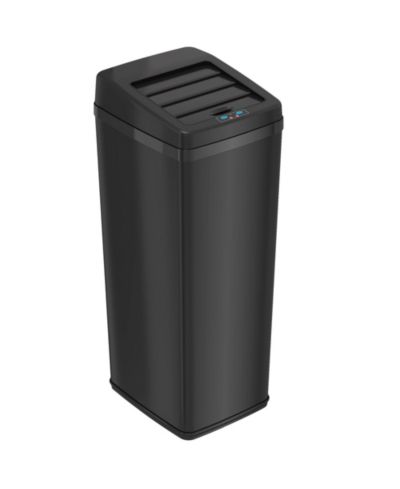 Мусорное ведро iTouchless 14 Gallon Stainless Steel Sliding Lid Sensor с фильтром AbsorbX Odor