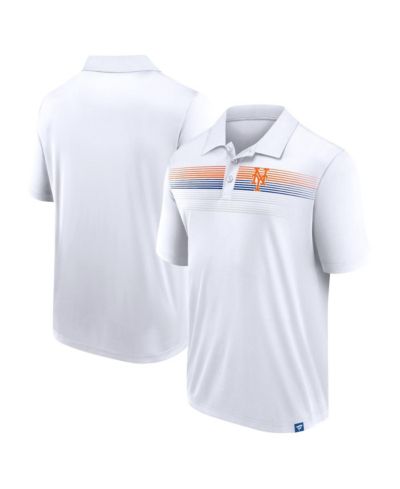 Fanatics Men's White New York Mets Big & Tall Victory For Us Interlock Polo Shirt