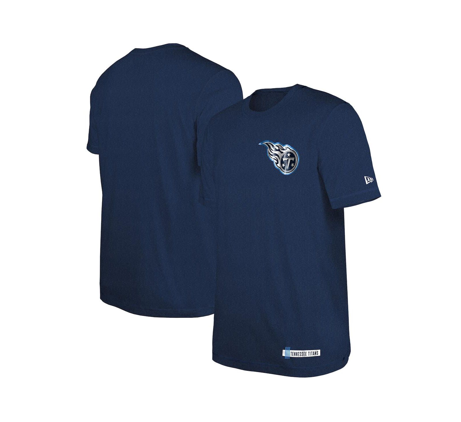 Мужская футболка New Era Navy Tennessee Titans 2024 NFL Training Camp