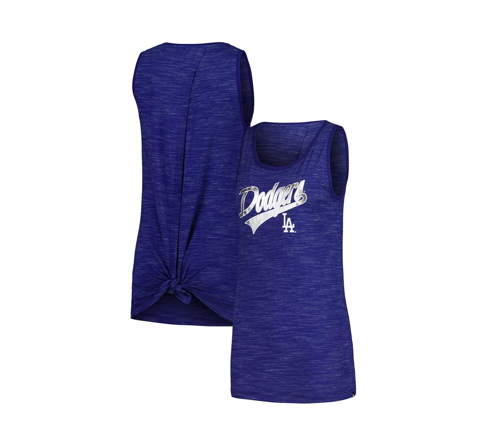 New Era Women's Royal Los Angeles Dodgers Space-Dye Active Tank Top