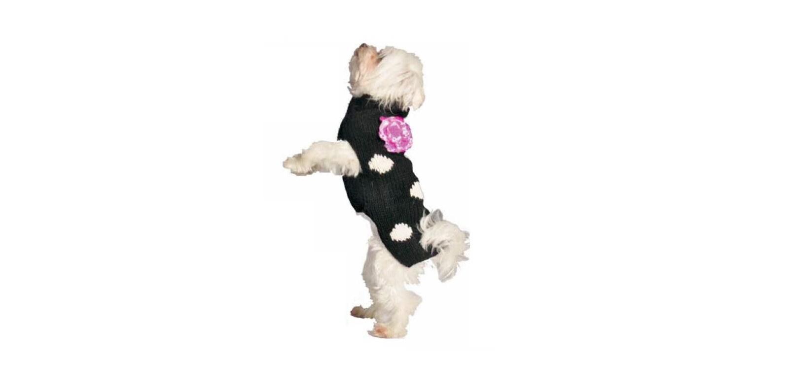 Свитер для собак Chilly Dog M Polka Dot Flower