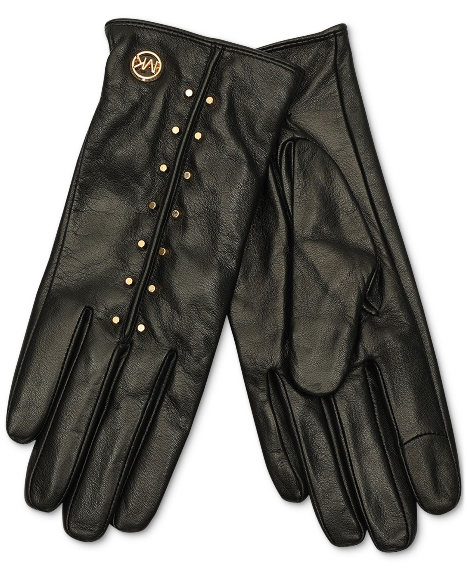 Women's Astor Studded Leather Tech Gloves